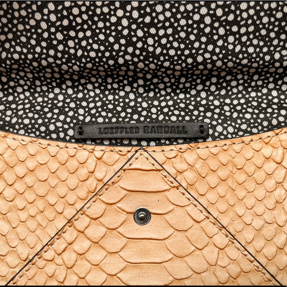 Loeffler Randall Python Envelope Clutch - image 3